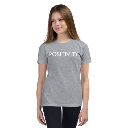 Youth Favorite T-Shirt - POSITIVITY Unisex Short Sleeve