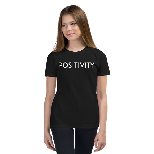 Youth Favorite T-Shirt - POSITIVITY Unisex Short Sleeve
