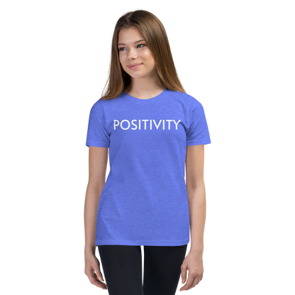 Youth Favorite T-Shirt - POSITIVITY Unisex Short Sleeve