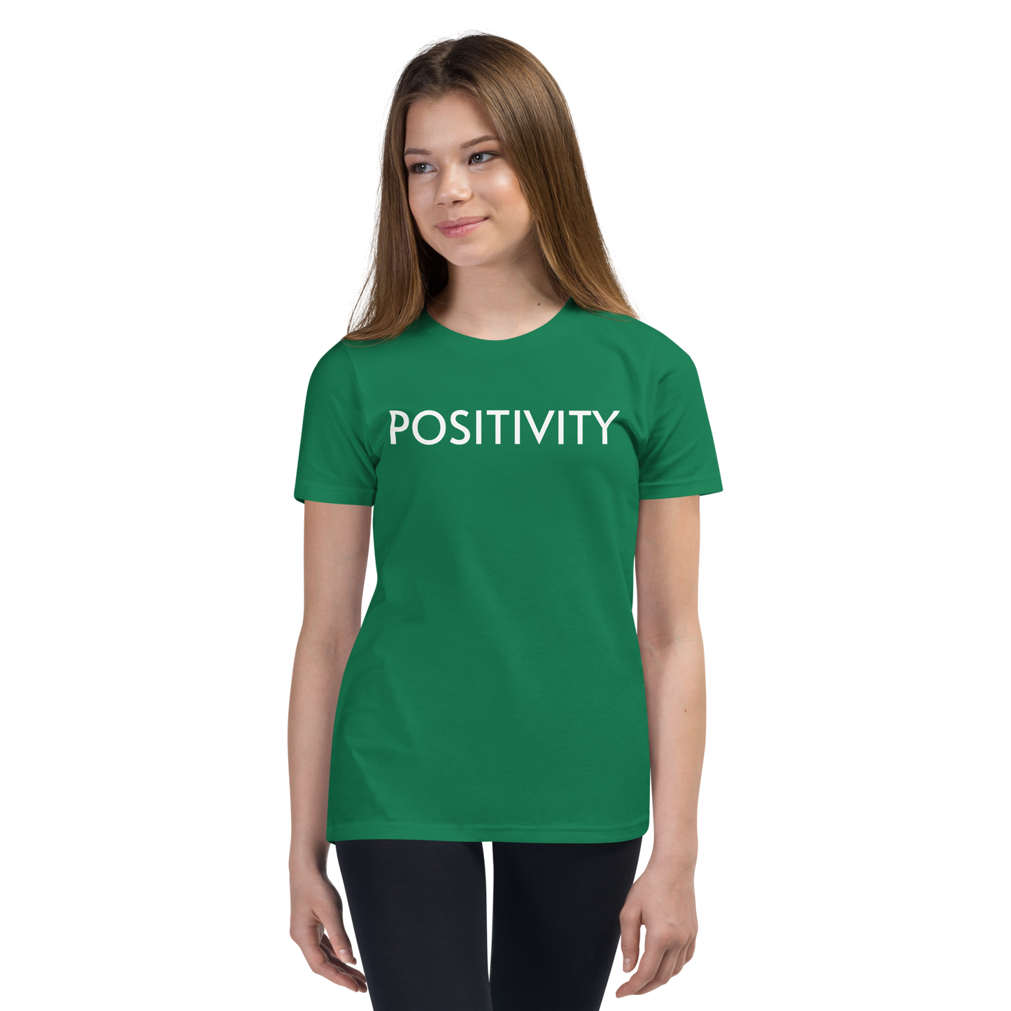 Youth Favorite T-Shirt - POSITIVITY Unisex Short Sleeve