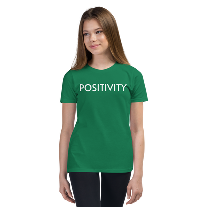 Youth Favorite T-Shirt - POSITIVITY Unisex Short Sleeve