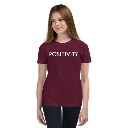 Youth Favorite T-Shirt - POSITIVITY Unisex Short Sleeve