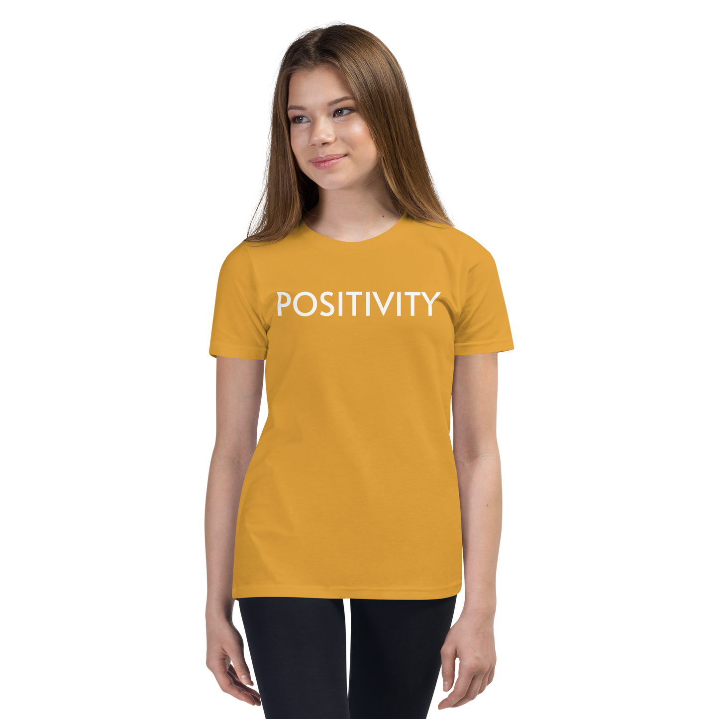 Youth Favorite T-Shirt - POSITIVITY Unisex Short Sleeve