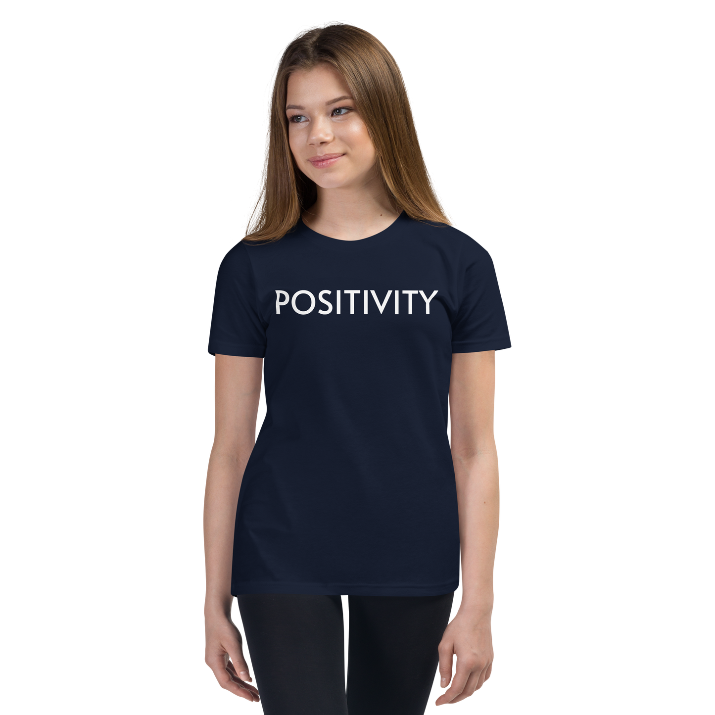 Youth Favorite T-Shirt - POSITIVITY Unisex Short Sleeve