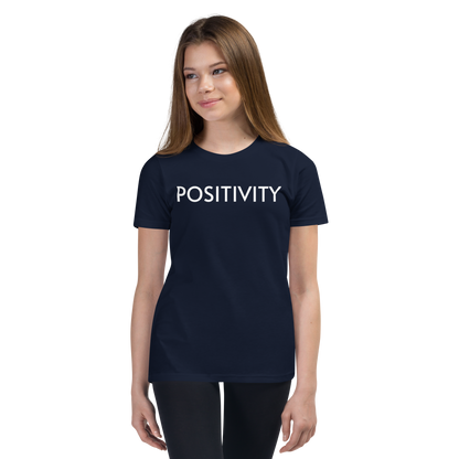 Youth Favorite T-Shirt - POSITIVITY Unisex Short Sleeve