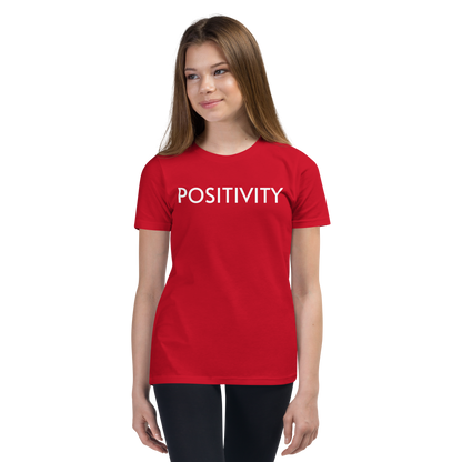 Youth Favorite T-Shirt - POSITIVITY Unisex Short Sleeve